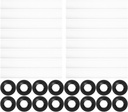 Garage Door Hinge Roller Sleeves Kit Silent Plastic Roller Sleeve Set Easy Installation Compatible with Various Garage Doors