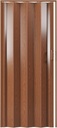 Studio Series 36" W PVC Foldable Accordion Doors, Walnut
