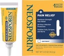 Neosporin + Maximum-Strength Pain Relief Dual Action Ointment, First Aid Topical Antibiotic & Analgesic Ointment for 24-Hour Infection Protection with Bacitracin Zinc & Pramoxine HCl,.5 oz