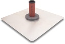 Marshalltown Hawk, 13Inch Magnesium Blade, Includes Callus Preventer and DuraSoft Handle, Masonry, Drywall, Made in The USA, 5206D