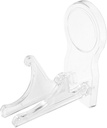 Zerodeko Plastic Plate Holder Stand for Displaying Plates Cups and Saucers Nonslip Tea Cup Rack for Home Office and Exhibition Decor