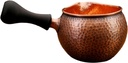 Generic Stylish Copper Milk Jug for Tea And Coffee, Hammer pattern