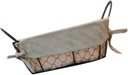 Garneck Retro Style Iron Storage Basket Kitchen Fruit Basket Snack Storage Box