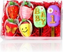 RomanticBaking 20PCS 8x5x2 Inch Full Clear Chocolate Covered Strawberries Boxes Bakery Boxes Cookies Boxes Cakesickle Boxes Dessert Boxes Donut Boxes