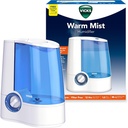 Vicks Warm Mist Humidifier - Air Humidifier for Bedroom, Home & Large Room, Baby, Kids and Adults Soothing Steam Vaporizer for Cough, Congestion, Allergies & Dry Air, VapoSteam Compatible