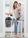 Regalo 38.5-Inch Extra Wide Baby Gate – Pressure Mount Baby and Pet Safety Gate for Bottom of Stairs & Doorways – Tested and Trusted, American Designed, American Owned