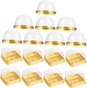 100pcs Blister Boxes Cupcake Carriers Cupcake Boxes Individual Half Dozen Baking Accessories
