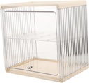 Clear Plastic Bread Box with Cover for Kitchen Countertop Transparent Snack and Bread Storage Container Compact Organizer Preventing Moisture for Home Bakery Use