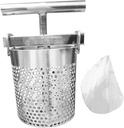 Vegetable Stuffing Squeezer Juice Maker Kitchen Tools Multipurpose Hand Juicer Dumpling Filling Press for Restaurant Home, 1.9L