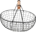 Zerodeko Small Storage Basket Fruit Holder Decorative Iron Basket Kitchen Organizers for Home