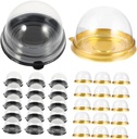 Milisten Luxury Packaging Box 100pcs Party Box Containers Dessert Baking Accessories