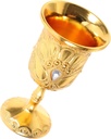 GLEAVI Cute Glasses Delicate Goblets High Stem for Wine Lovers Retro Decorative Cups