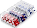 Sorbus Fridge & Pantry Can Organizer - 3 Size Dispenser for Standard, Skinny Cans & Water Bottles