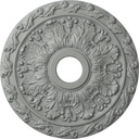 Ekena Millwork CM19SP 19 7/8-Inch OD x 3 5/8-Inch ID x 1 1/4-Inch P Spring Leaf Ceiling Medallion
