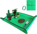Large Repotting Mat for Plant Transplanting and Mess Control 39.5"x 31.5" Thickened Waterproof Potting Tray Succulent Potting Mat Portable Gardening Mat Plant Gifts for Women Men